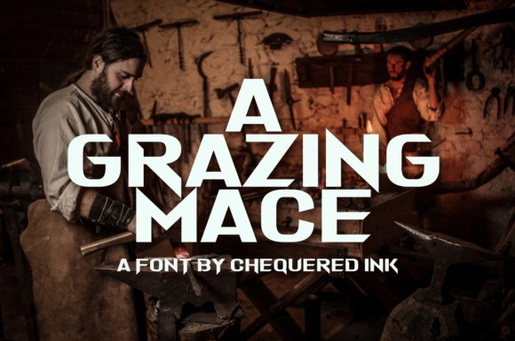 A Grazing Mace Review: Bold Display Type In Action