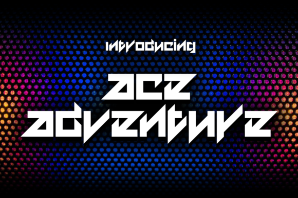 Ace Adventure: A Display Font for Unforgettable Branding