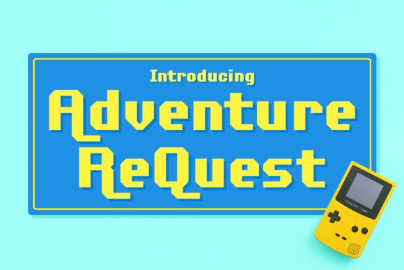 Adventure ReQuest: A Playful Display Font for Branding