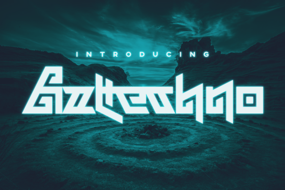 Aztechno: A Display Font That Feels Like Your Best Creative Idea