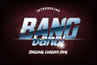 BANG Bang Font: Sporty Italic Typeface for Bold Campaigns
