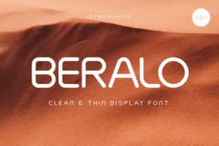 Beralo Light: A Display Font That Anchors Editorial Calm