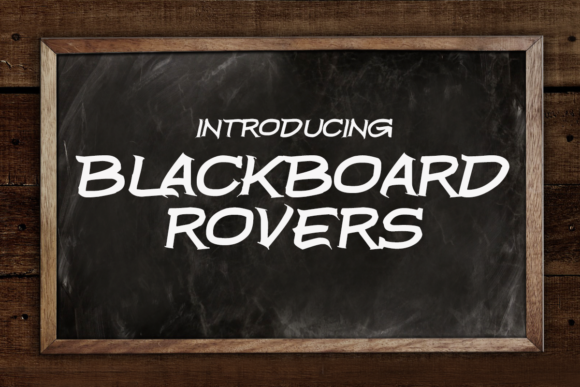 Blackboard Rovers: A Display Font That Feels Handmade, Not Overdesigned