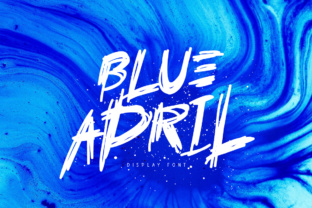 Blue April: A Display Font That Makes Your Headlines Pop
