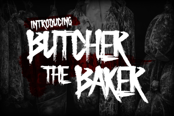 Butcher the Baker: A Display Font That Commands Attention