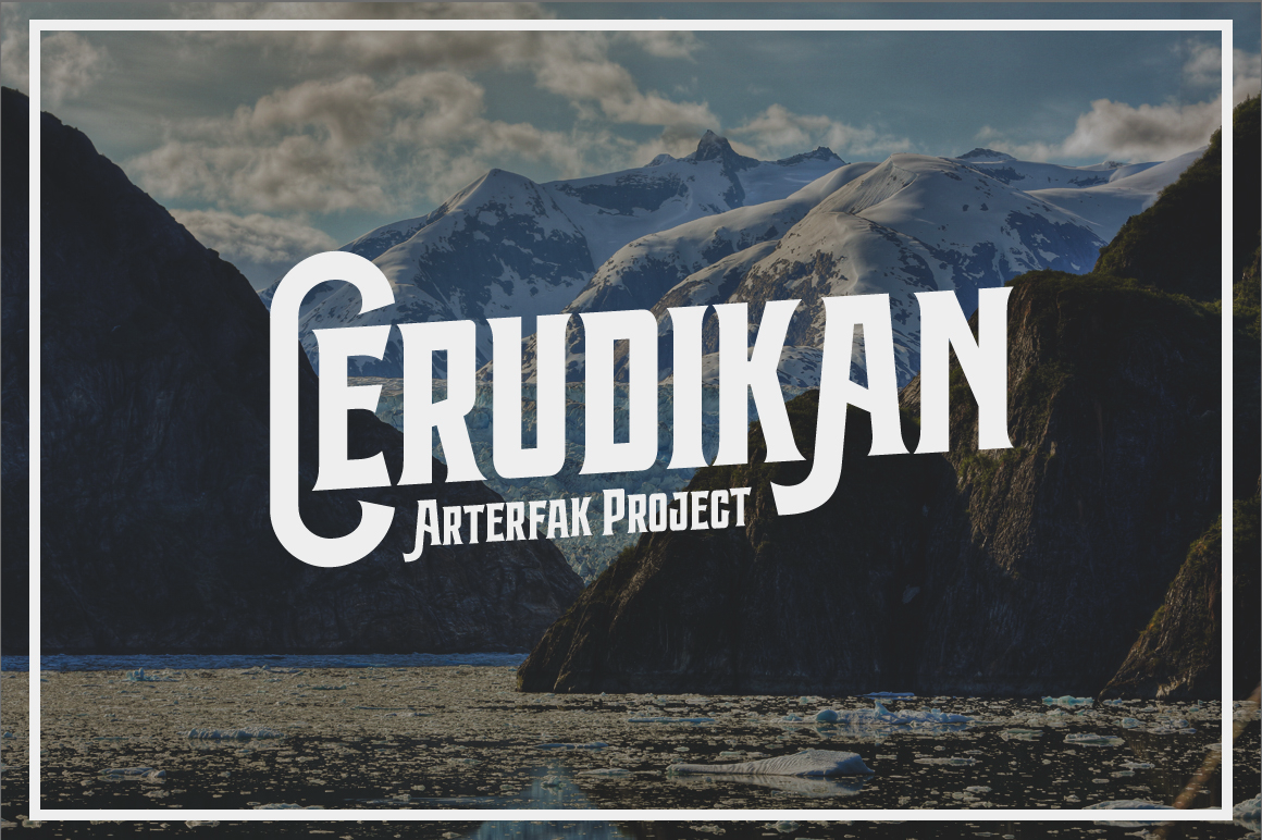 Cerudikan: A Bold Display Font That Commands Attention