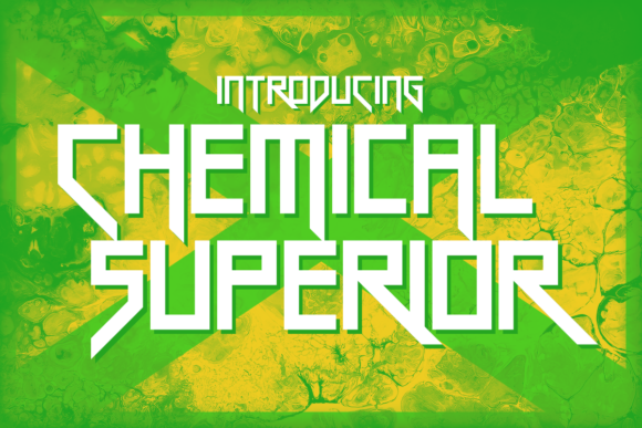 Chemical Superior: A Display Font That Commands Attention