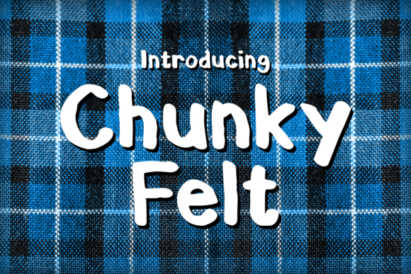 Chunky Felt: A Playful Display Typeface for Editorial Impact