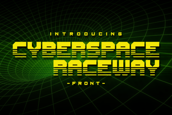 Cyberspace Raceway: A Futuristic Display Font That Delivers Personality