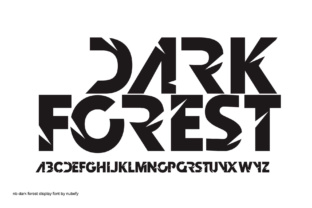 Dark Forest: A Bold Display Font for Digital Brand Impact