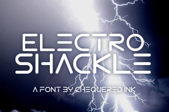 Electro Shackle: A Display Font That Commands Attention