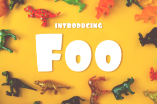 Foo: A Bouncy Display Font for Carefree, Playful Branding