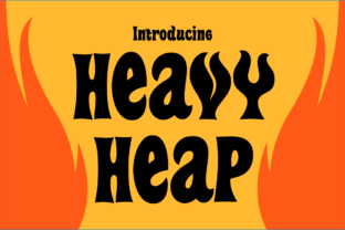 Heavy Heap: A Decorative Display Font for Bold Campaigns