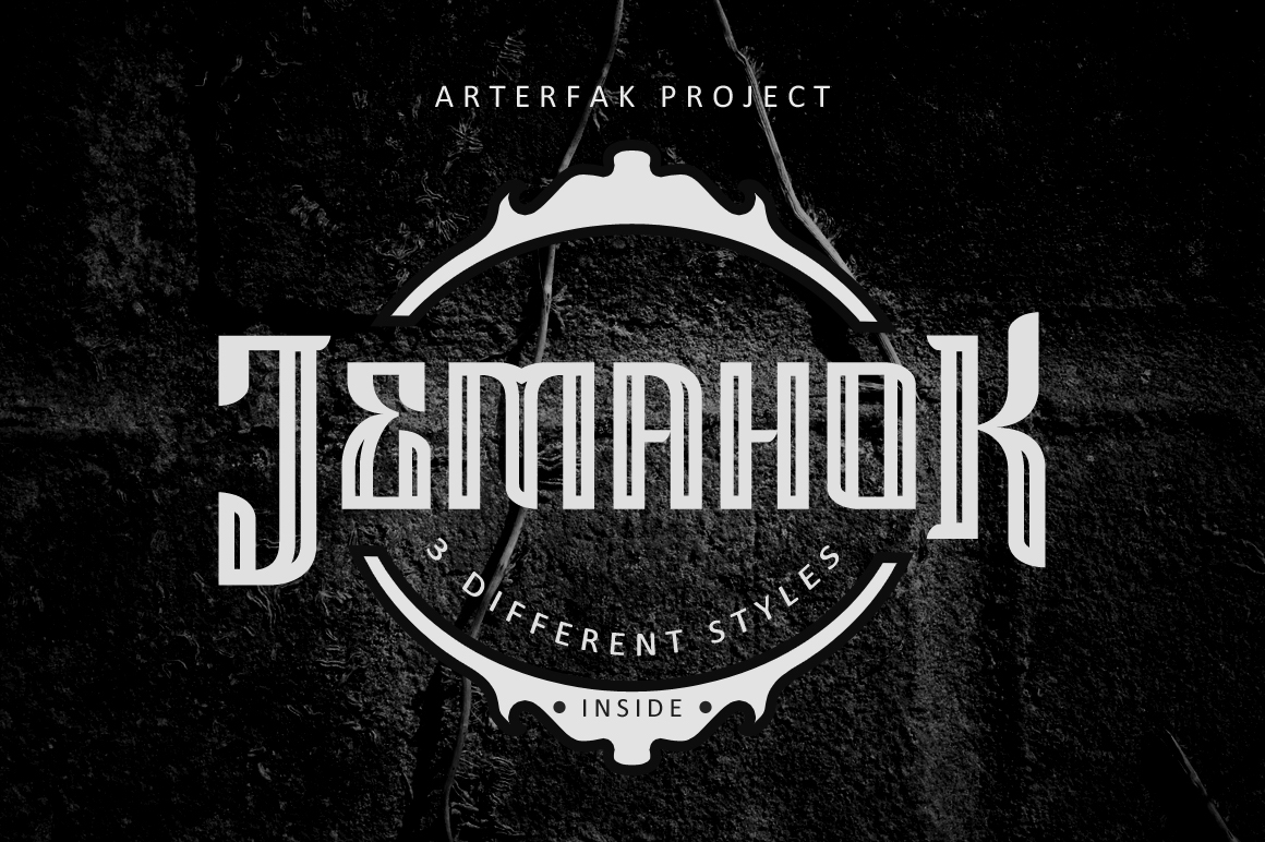 Jemahok: A Bold Display Typeface for Editorial Design