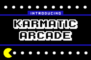 Karmatic Arcade: An 8-Bit Display Font That Actually Works