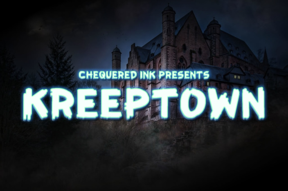 KreepTown: A Spooky-Perfect Display Font for Small Business Branding