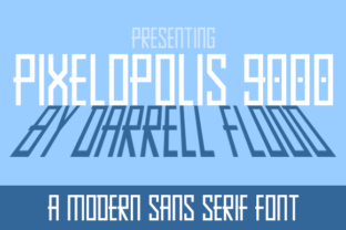 Pixelopolis 9000: A Modern Display Font for Clear Campaigns