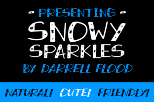 Snowy Sparkles: A Charming Wintery Font for Web Designers