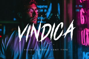 Vindica: A Bold Display Font for Handmade Brands