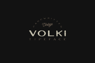 Volki: A Handwritten Display Typeface with Quiet Confidence