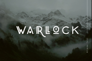 Warllock: A Futuristic Display Font for Crafters